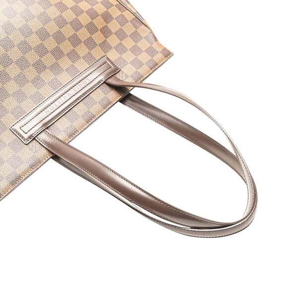 LOUIS VUITTON Brown Damier Leather Tote Bag - Picture 6 of 10